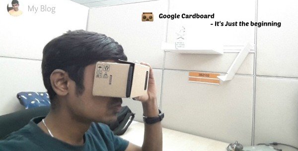 Google Cardboard blog preview